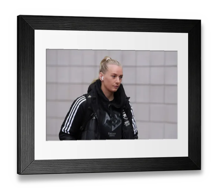 Framed Print : Arsenal's Stina Blackstenius Gears Up for FA Women's Super League Showdown Against Manchester City