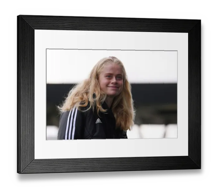 Framed Print : Arsenal's Kathrine Kuhl Readies for Manchester City Showdown in FA Women's Super League Framed Print : Arsenal's Kathrine Kuhl Readies for Manchester City Showdown in FA Women's Super League