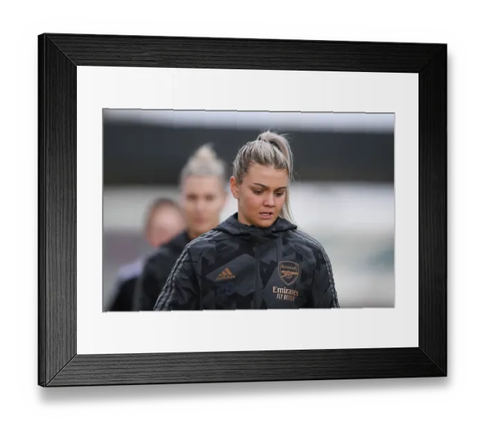 Framed Print : Arsenal vs. Manchester City: FA Women's Super League Showdown - A Clash of Titans