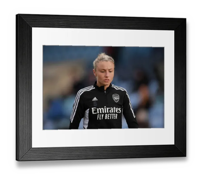Framed Print : Arsenal's Leah Williamson Prepares for Manchester City Showdown - FA Women's Super League 2022-23 Framed Print : Arsenal's Leah Williamson Prepares for Manchester City Showdown - FA Women's Super League 2022-23