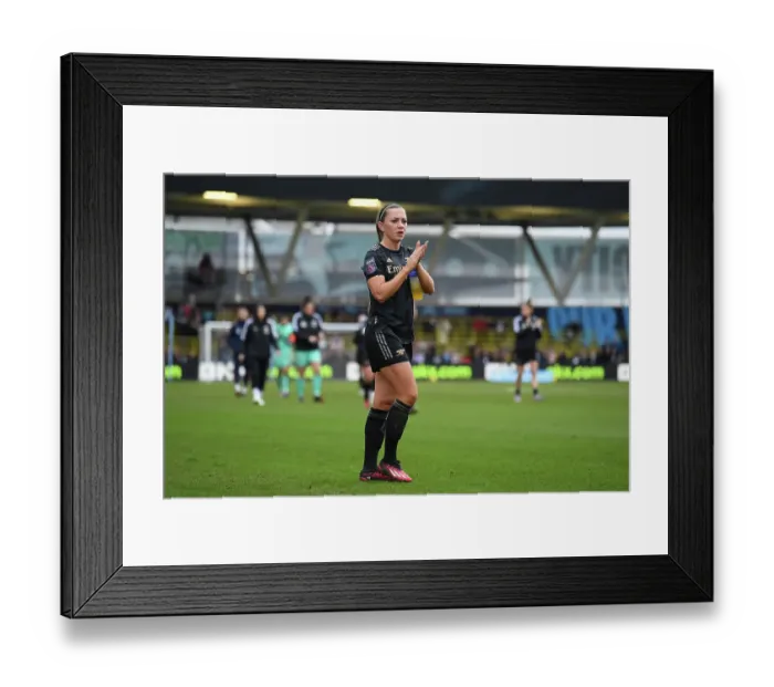 Framed Print : Arsenal's Katie McCabe Reacts After Manchester City vs Arsenal, FA Women's Super League 2022-23