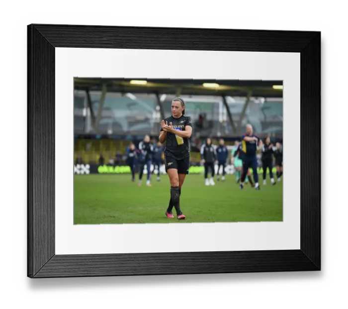 Framed Print : Arsenal's Katie McCabe Reacts After FA Women's Super League Match vs Manchester City Framed Print : Arsenal's Katie McCabe Reacts After FA Women's Super League Match vs Manchester City