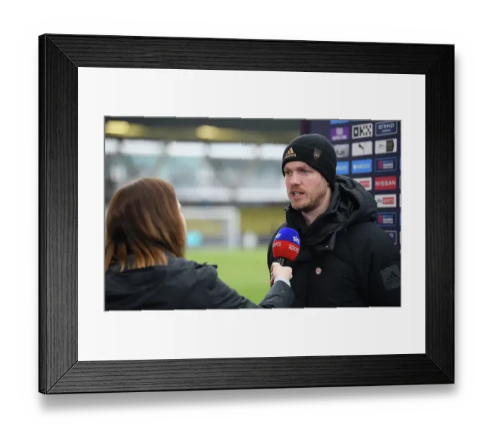 Framed Print : Arsenal's Jonas Eidevall Pre-Match Interview Ahead of Manchester City vs Arsenal (FA Women's Super League, 2022-23) Framed Print : Arsenal's Jonas Eidevall Pre-Match Interview Ahead of Manchester City vs Arsenal (FA Women's Super League, 2022-23)