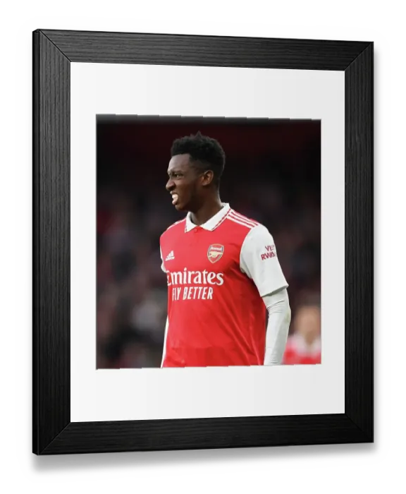 Framed Print : Arsenal's Eddie Nketiah in Action: Arsenal vs. Brentford, 2022-23 Premier League Framed Print : Arsenal's Eddie Nketiah in Action: Arsenal vs. Brentford, 2022-23 Premier League