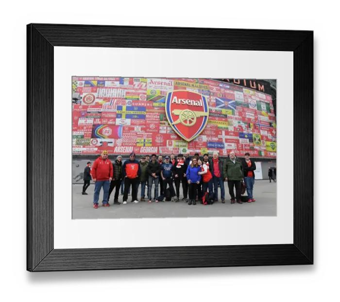 Framed Print : Arsenal Supporters Unite: Arsenal FC vs. Brentford FC, Premier League, Emirates Stadium, London, 2023