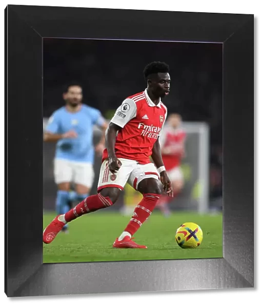 Bukayo Saka: Arsenal Star in Action against Manchester City, Premier League 2022-23