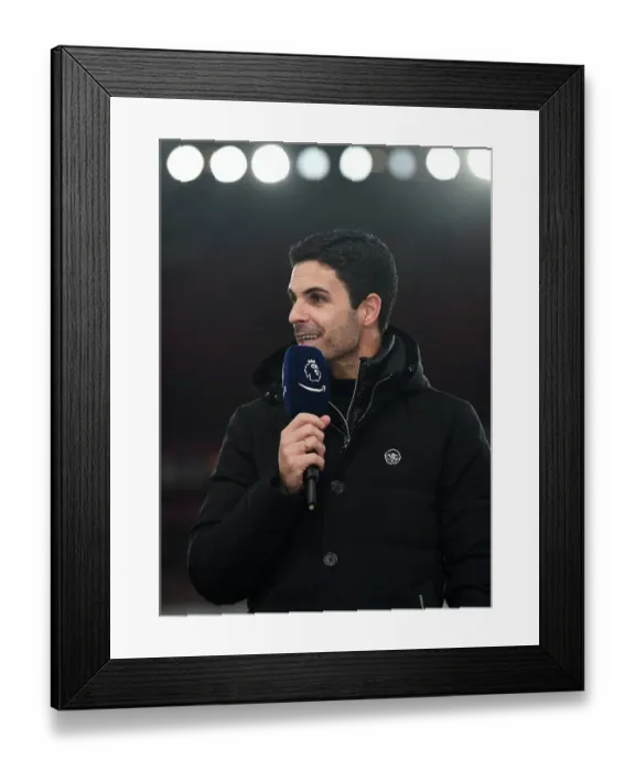 Framed Print : Mikel Arteta Before Arsenal vs Manchester City, Premier League 2022-23 Framed Print : Mikel Arteta Before Arsenal vs Manchester City, Premier League 2022-23