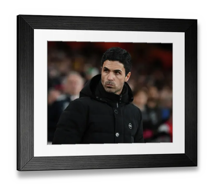 Framed Print : Mikel Arteta: Arsenal Manager Prepares for Manchester City Showdown Framed Print : Mikel Arteta: Arsenal Manager Prepares for Manchester City Showdown