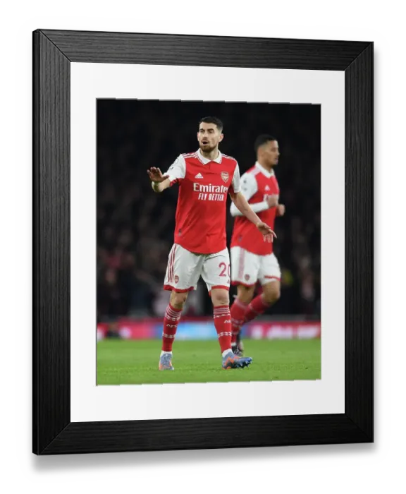 Framed Print : Jorginho Gears Up: Arsenal vs Manchester City - Premier League Showdown