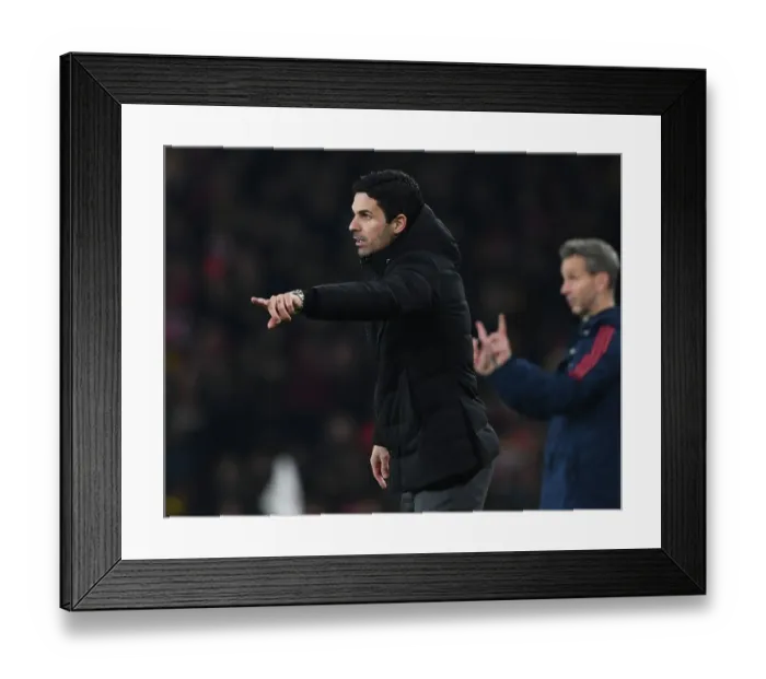 Framed Print : Arsenal vs. Manchester City: Mikel Arteta's Showdown at Emirates Stadium, 2023 Framed Print : Arsenal vs. Manchester City: Mikel Arteta's Showdown at Emirates Stadium, 2023