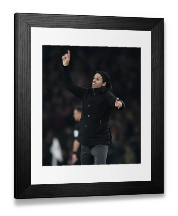 Framed Print : Mikel Arteta vs. Manchester City: Arsenal vs. Premier League Rivals (2022-23)