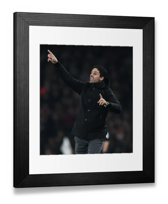 Framed Print : Mikel Arteta vs. Manchester City: Arsenal's Premier League Showdown Framed Print : Mikel Arteta vs. Manchester City: Arsenal's Premier League Showdown