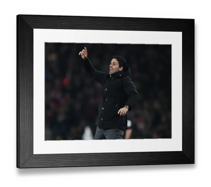 Framed Print : Arsenal vs. Manchester City: Mikel Arteta vs. Pep Guardiola - The Premier League Showdown Framed Print : Arsenal vs. Manchester City: Mikel Arteta vs. Pep Guardiola - The Premier League Showdown