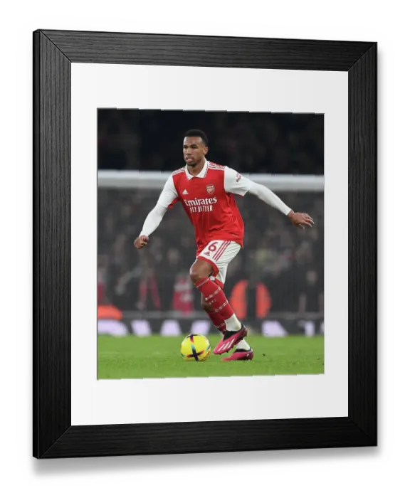 Framed Print : Gabriel vs Manchester City: Arsenal's Star Defender Faces Premier League Rival in Intense Showdown Framed Print : Gabriel vs Manchester City: Arsenal's Star Defender Faces Premier League Rival in Intense Showdown