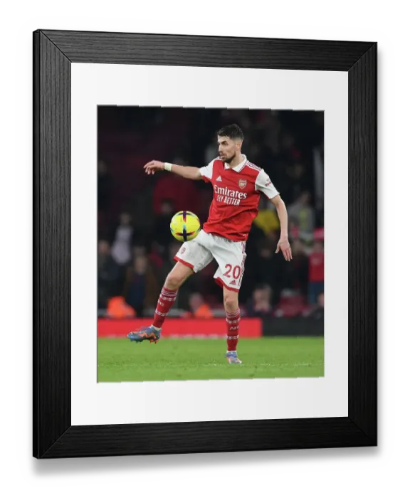 Framed Print : Arsenal's Jorginho Faces Manchester City in Premier League Showdown (2022-23)