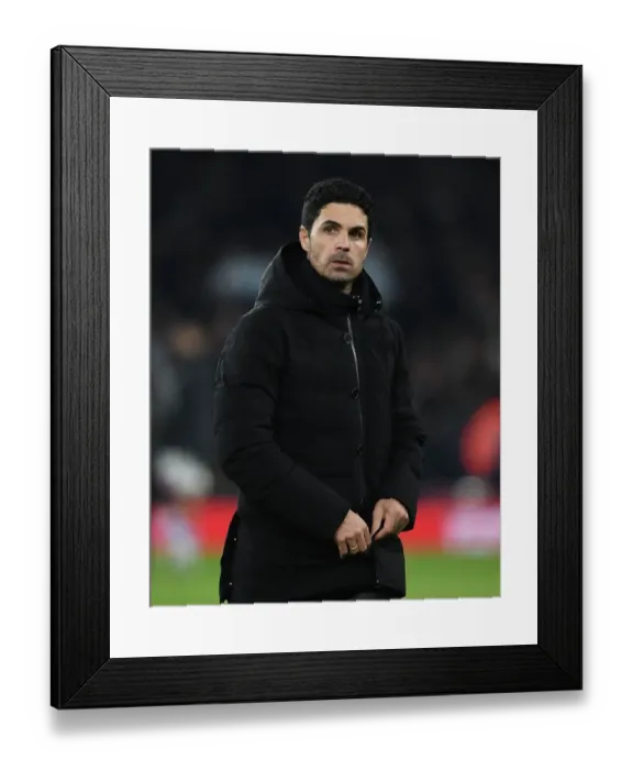 Framed Print : Mikel Arteta Leads Arsenal Against Manchester City in Premier League Showdown (2022-23) Framed Print : Mikel Arteta Leads Arsenal Against Manchester City in Premier League Showdown (2022-23)
