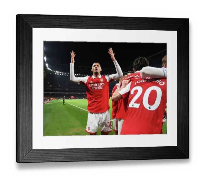 Framed Print : Arsenal's Bukayo Saka Scores the Winner: Arsenal FC vs Manchester City, Premier League 2022-23 Framed Print : Arsenal's Bukayo Saka Scores the Winner: Arsenal FC vs Manchester City, Premier League 2022-23