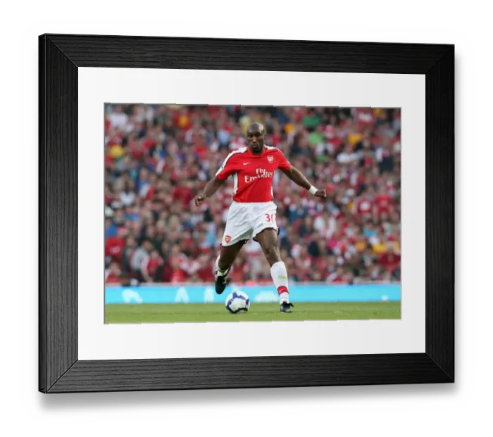 Framed Print : Sol Campbell: Stalemate at Emirates - Arsenal vs Manchester City, Barclays Premier League, 2010