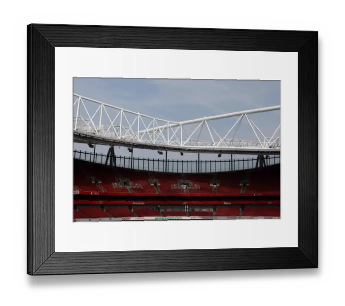 Framed Print : Arsenal vs Manchester City 0-0, Barclays Premier League (2010), Emirates Stadium