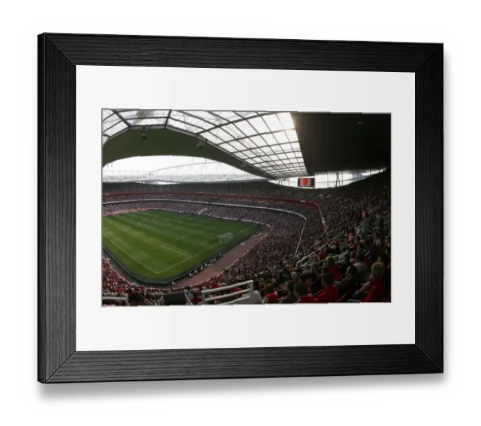 Framed Print : 0-0 Showdown: Arsenal vs Manchester City, Barclays Premier League (2010) - Emirates Stadium