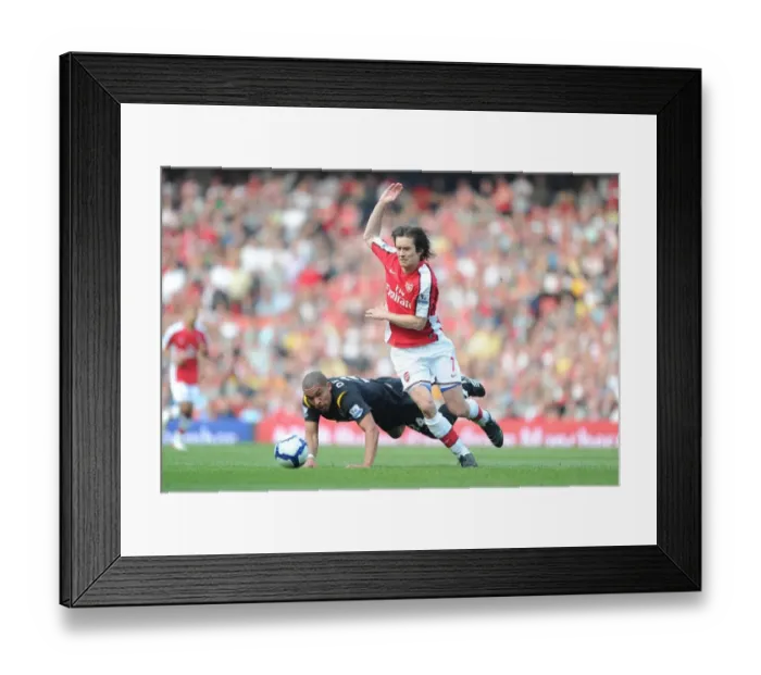 Framed Print : Rosicky vs. De Jong: Stalemate at the Emirates, Arsenal vs. Manchester City, FA Barclays Premier League, 2010 Framed Print : Rosicky vs. De Jong: Stalemate at the Emirates, Arsenal vs. Manchester City, FA Barclays Premier League, 2010