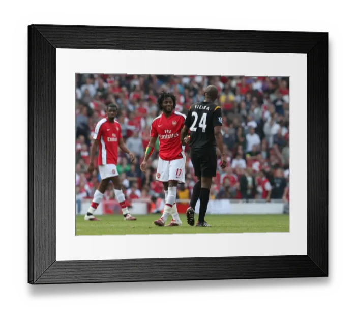 Framed Print : Clash of Legends: Song vs. Vieira, A Rivalry Renewed - Arsenal 0:0 Manchester City Framed Print : Clash of Legends: Song vs. Vieira, A Rivalry Renewed - Arsenal 0:0 Manchester City