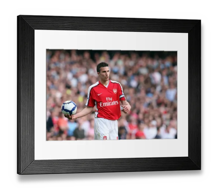 Framed Print : Robin van Persie (Arsenal). Arsenal 0: 0 Manchester City. Barclays Premier League Framed Print : Robin van Persie (Arsenal). Arsenal 0: 0 Manchester City. Barclays Premier League