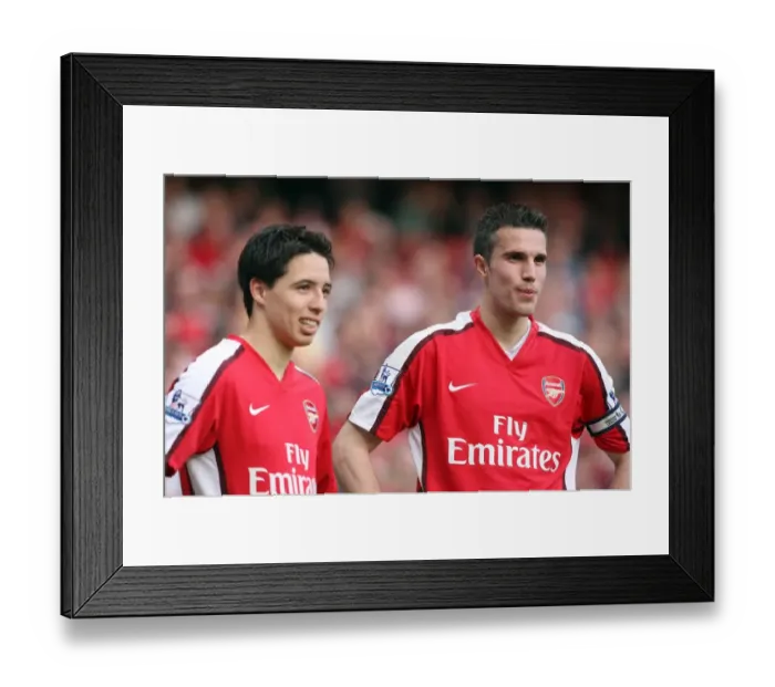 Framed Print : Robin van Persie and Samir Nasri (Arsenal). Arsenal 0: 0 Manchester City Framed Print : Robin van Persie and Samir Nasri (Arsenal). Arsenal 0: 0 Manchester City