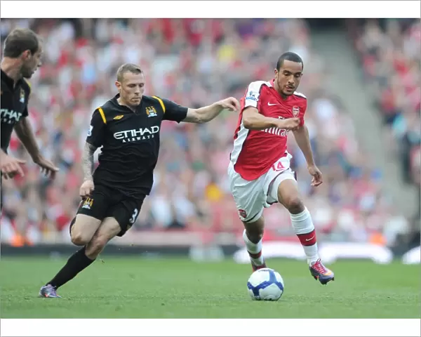 Theo Walcott (Arsenal) Craig Bellamy (Man City). Arsenal 0: 0 Manchester City
