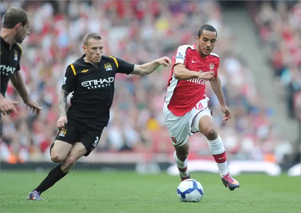 Theo Walcott (Arsenal) Craig Bellamy (Man City). Arsenal 0: 0 Manchester City