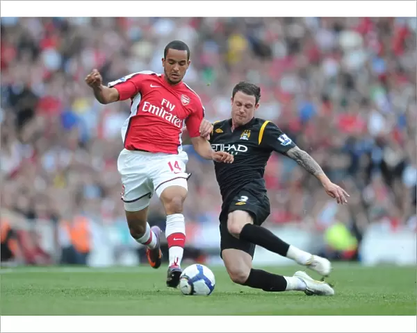 Theo Walcott (Arsenal) Wayne Bridge (Man City). Arsenal 0: 0 Manchester City