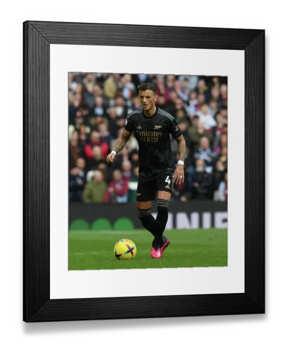 Framed Print : Ben White in Action: Arsenal vs. Aston Villa, Premier League 2022-23 Framed Print : Ben White in Action: Arsenal vs. Aston Villa, Premier League 2022-23
