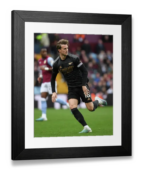 Framed Print : Rob Holding in Action: Aston Villa vs. Arsenal, Premier League 2022-23 Framed Print : Rob Holding in Action: Aston Villa vs. Arsenal, Premier League 2022-23