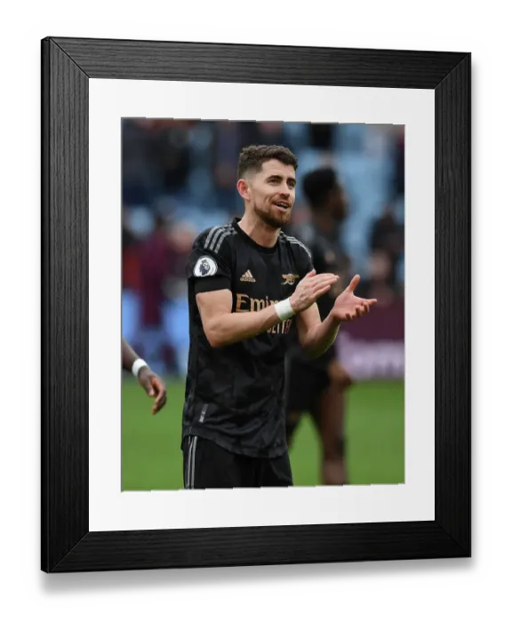 Framed Print : Jorginho Reacts: Aston Villa vs. Arsenal, Premier League 2022-23