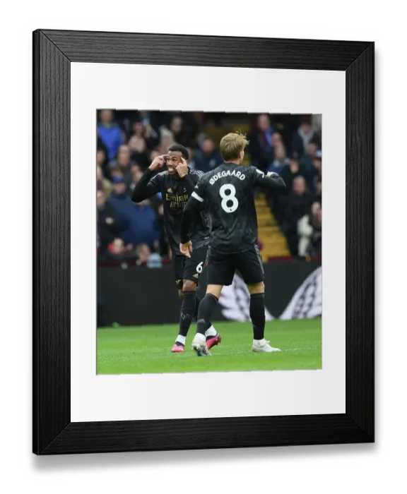 Framed Print : Gabriel and Odegaard in Action: Aston Villa vs. Arsenal, Premier League 2022-23 Framed Print : Gabriel and Odegaard in Action: Aston Villa vs. Arsenal, Premier League 2022-23