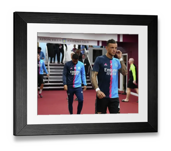 Framed Print : Arsenal's Ben White Post-Match at Aston Villa, Premier League 2022-23 Framed Print : Arsenal's Ben White Post-Match at Aston Villa, Premier League 2022-23