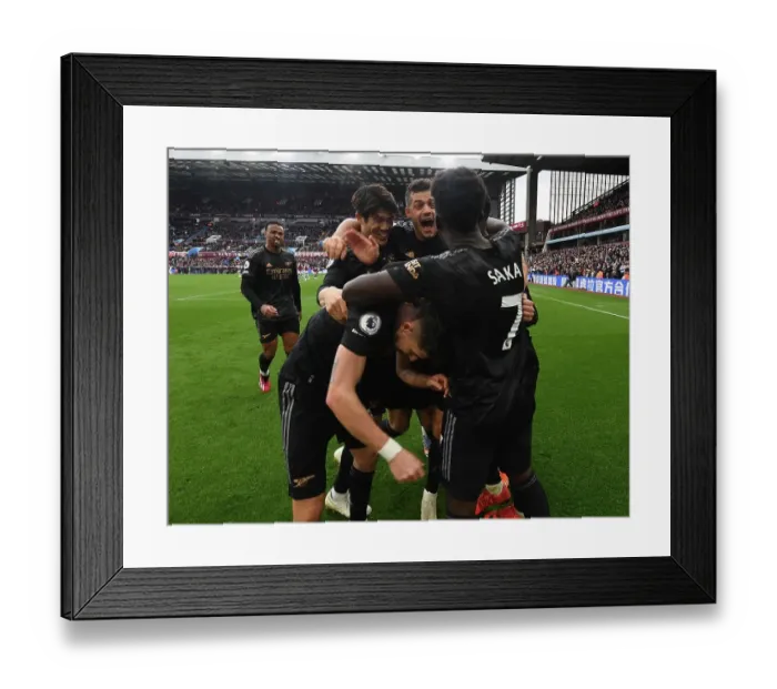 Framed Print : Martinez's Blunder: Arsenal's Unintended Victory over Aston Villa