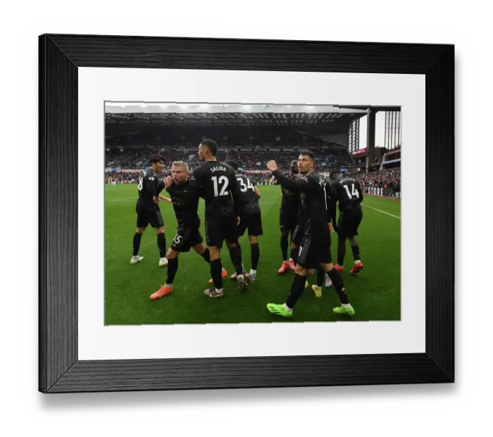 Framed Print : Arsenal's Triumphant Third: Own Goal Secures Victory over Aston Villa Framed Print : Arsenal's Triumphant Third: Own Goal Secures Victory over Aston Villa