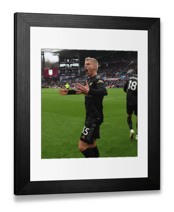 Framed Print : Arsenal's Triumphant Third Goal: An Own Goal by Villa's Martinez Framed Print : Arsenal's Triumphant Third Goal: An Own Goal by Villa's Martinez