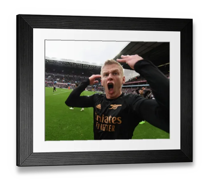 Framed Print : Zinchenko's Own Goal: Arsenal's Third in Aston Villa Victory (2022-23) Framed Print : Zinchenko's Own Goal: Arsenal's Third in Aston Villa Victory (2022-23)