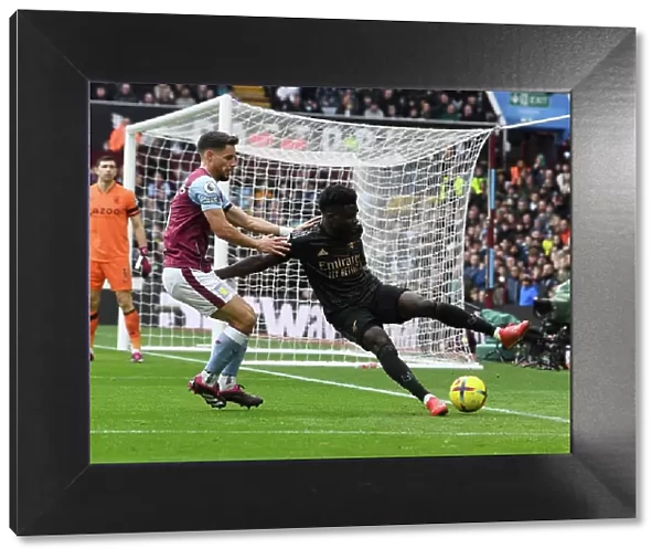 Bukayo Saka vs Alexandre Moreno: Intense Battle at Villa Park - Arsenal vs Aston Villa, Premier League 2022-23