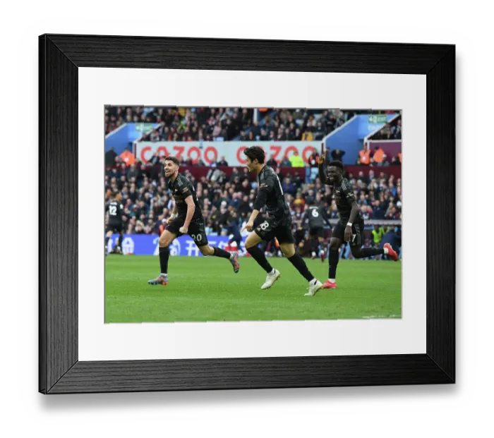 Framed Print : Arsenal's Triumphant Third Goal: Own Goal by Emi Martinez Against Aston Villa (2022-23) Framed Print : Arsenal's Triumphant Third Goal: Own Goal by Emi Martinez Against Aston Villa (2022-23)