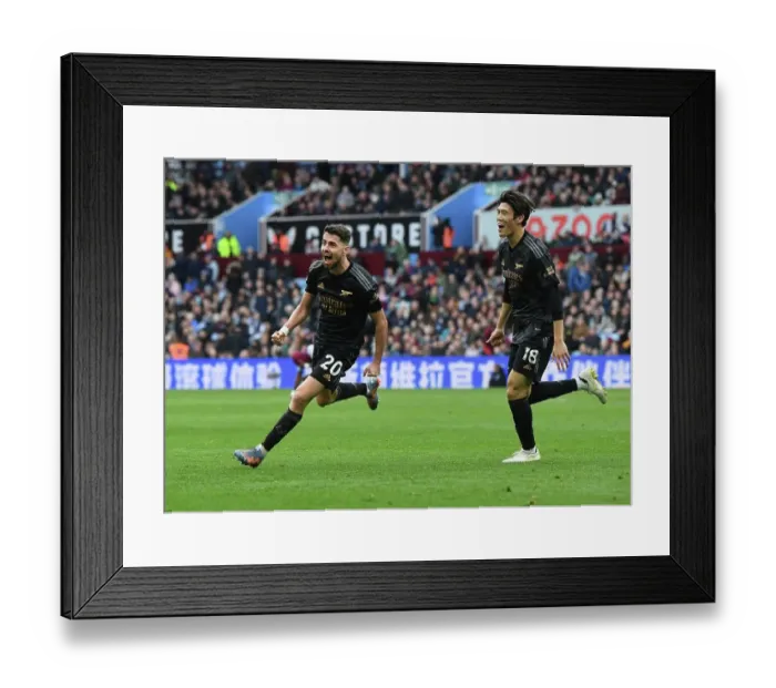 Framed Print : Own Goal by Aston Villa's Martinez Gifts Arsenal a Triumphant Third at Villa Park