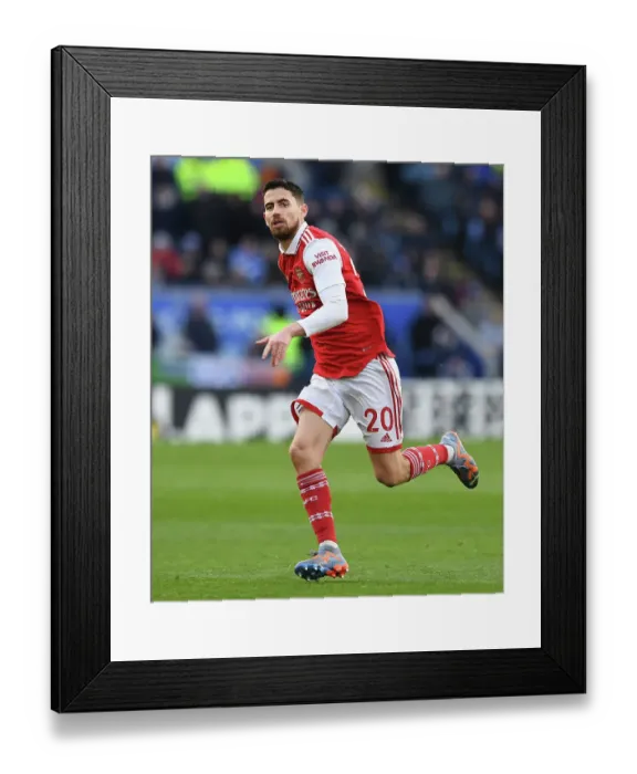Framed Print : Jorginho in Action: Arsenal vs. Leicester City - 2022-23 Premier League Framed Print : Jorginho in Action: Arsenal vs. Leicester City - 2022-23 Premier League