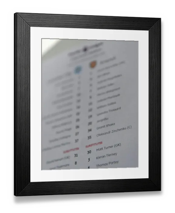 Framed Print : Arsenal's Oleksandr Zinchenko Named Captain as Gunners Face Leicester City in Premier League Showdown (Leicester City vs Arsenal, 2022-23) Framed Print : Arsenal's Oleksandr Zinchenko Named Captain as Gunners Face Leicester City in Premier League Showdown (Leicester City vs Arsenal, 2022-23)