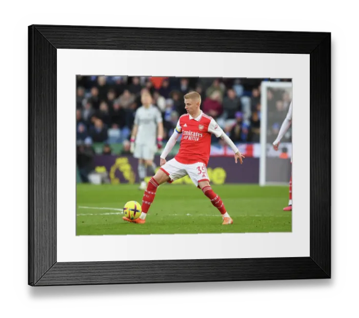 Framed Print : Zinchenko's Performance: Arsenal vs Leicester City, Premier League 2022-23