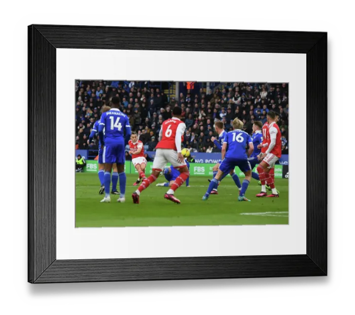 Framed Print : Controversial Disallowed Goal: Leandro Trossard for Arsenal vs. Leicester City, Premier League 2022-23 Framed Print : Controversial Disallowed Goal: Leandro Trossard for Arsenal vs. Leicester City, Premier League 2022-23