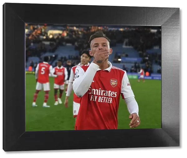 Arsenal's Ben White Post-Match at Leicester City's The King Power Stadium (Premier League 2022-23)