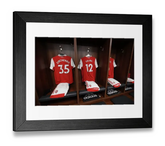 Framed Print : Zinchenko's Absence: An Empty Hanger in Arsenal's Changing Room before Leicester Clash Framed Print : Zinchenko's Absence: An Empty Hanger in Arsenal's Changing Room before Leicester Clash