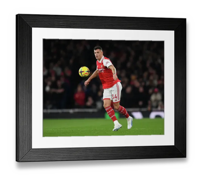 Framed Print : Arsenal vs. Everton: Premier League Clash at Emirates Stadium (2023)